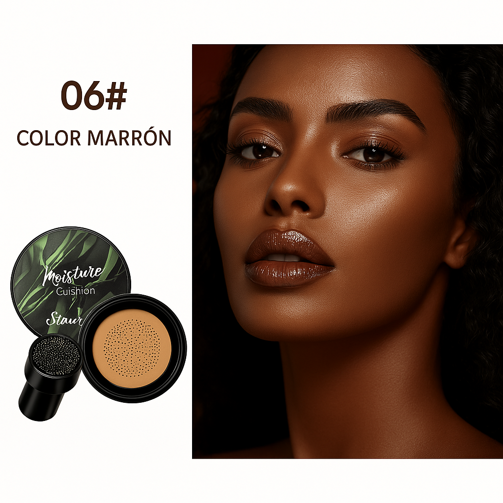 MOINSTURE CUSHION Base de Maquillaje Natural que Cuida Tu Piel