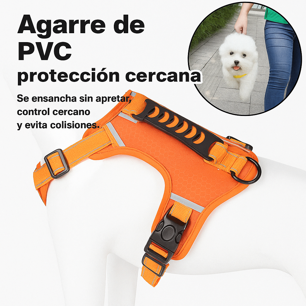 ¡El arnés antitirones que tu perro necesita para paseos seguros y sin estrés!