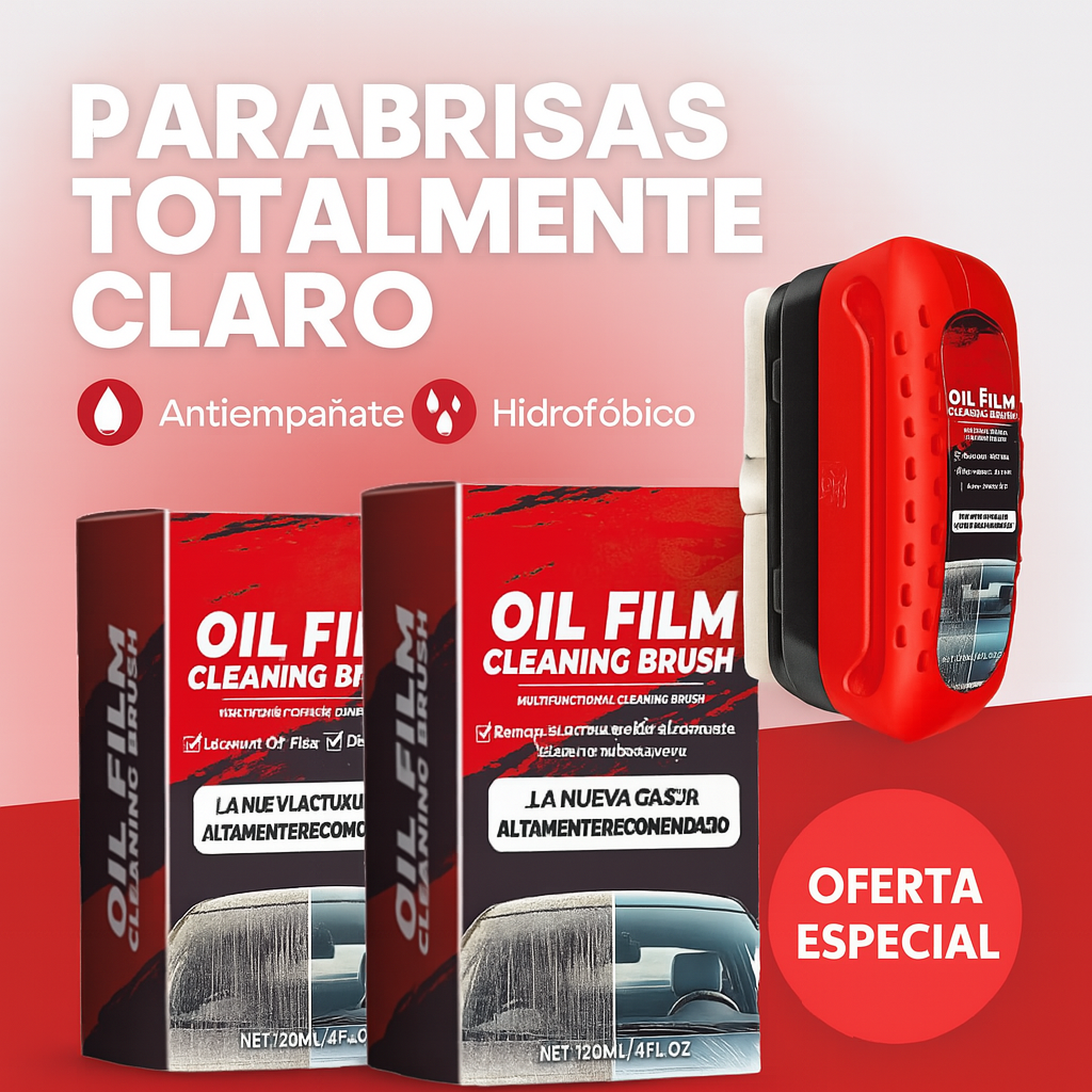 Cepillo Limpiador: ¡Dile adiós a los vidrios empañados y maneja con total claridad!