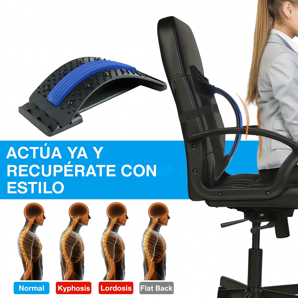 Alivio instantáneo para tu espalda: Soporte Lumbar Ergonómico y Ajustable