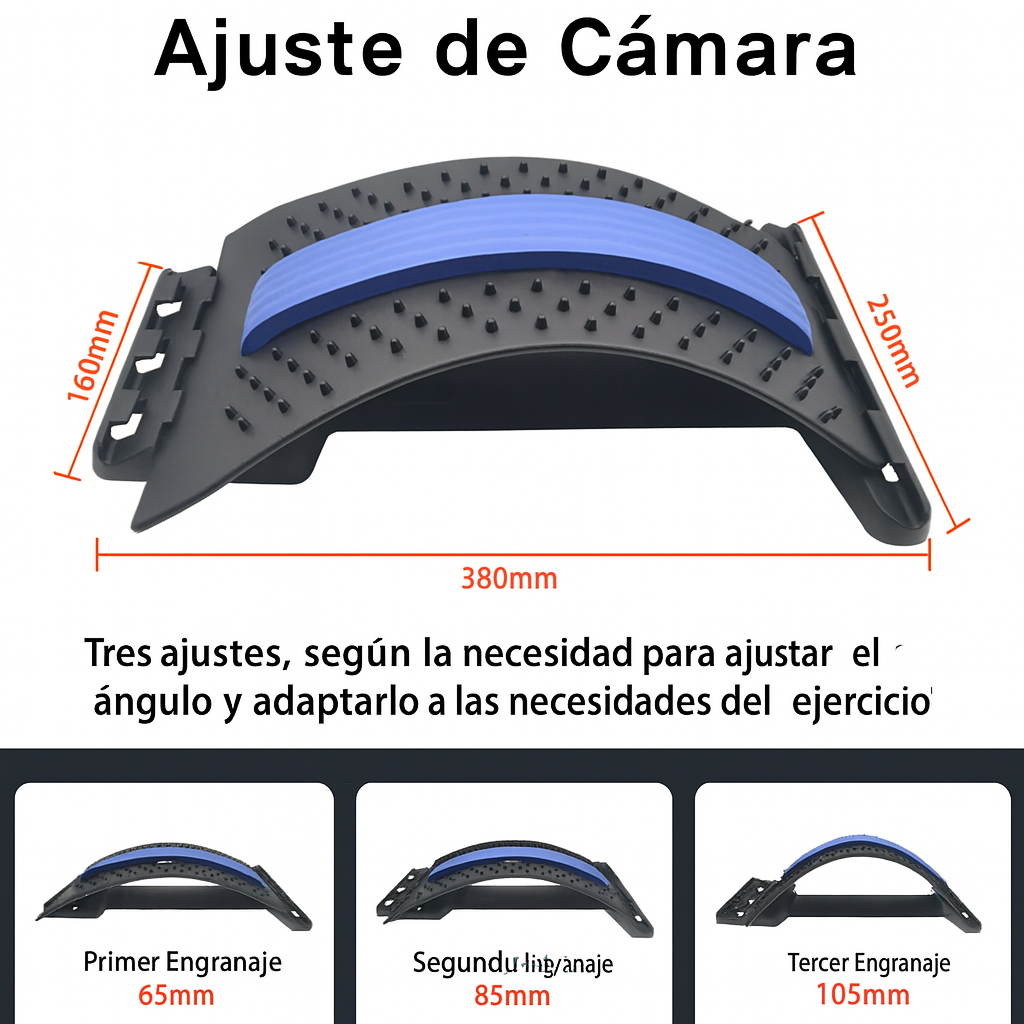 Alivio instantáneo para tu espalda: Soporte Lumbar Ergonómico y Ajustable