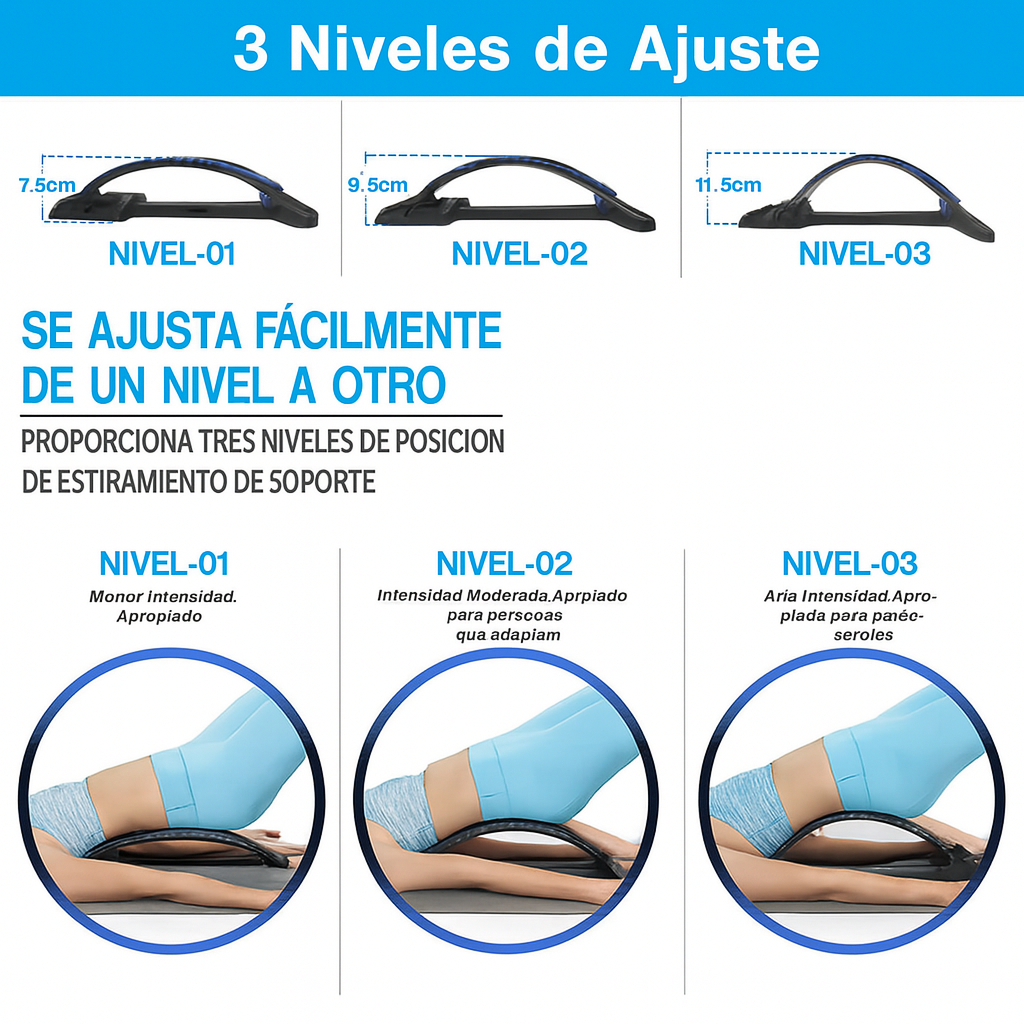 Alivio instantáneo para tu espalda: Soporte Lumbar Ergonómico y Ajustable