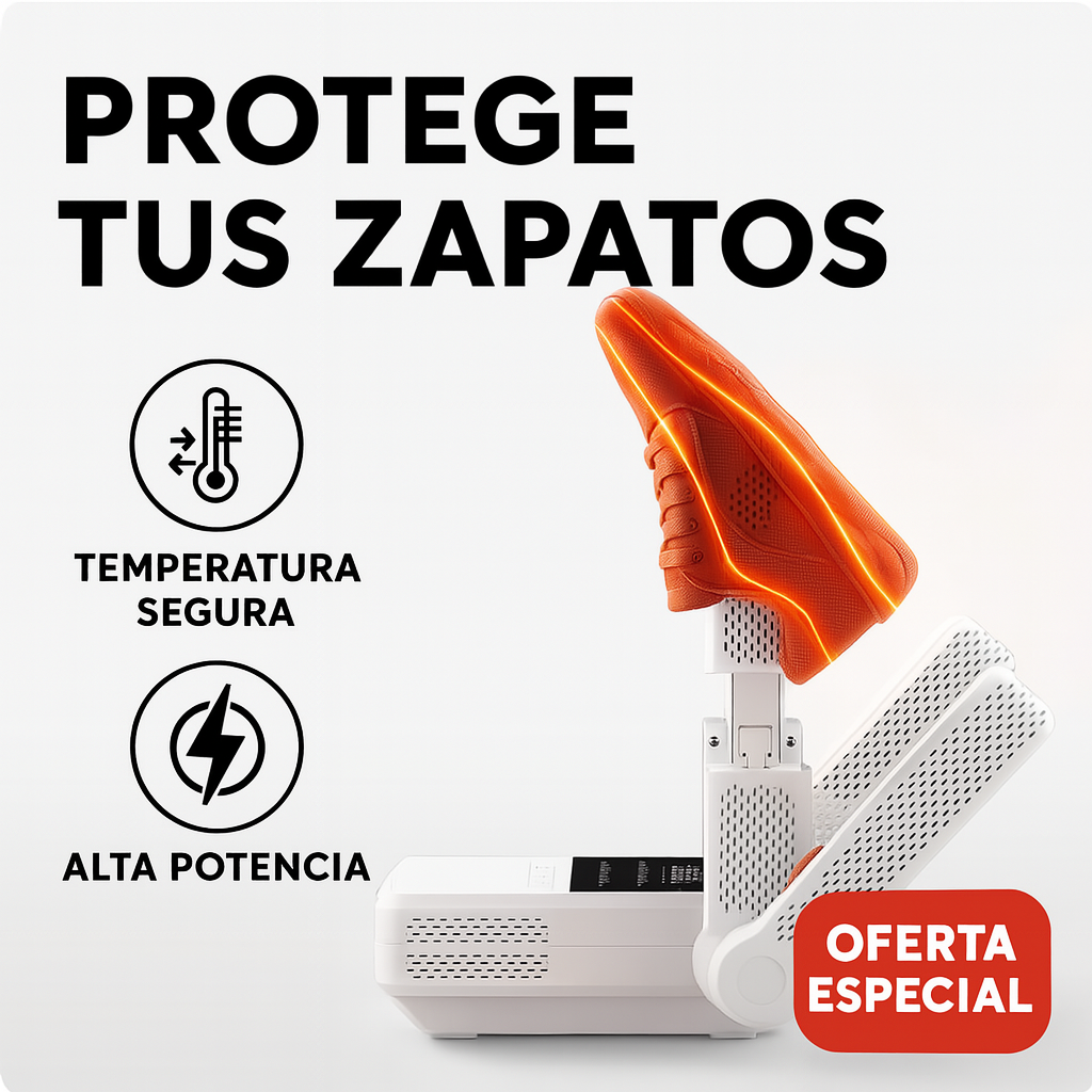 ¡Despídete del mal olor y la humedad en tus zapatos en minutos! 👟💨