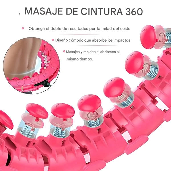 ¡Quema calorías y define tu figura desde casa con Hoopside Pro®!