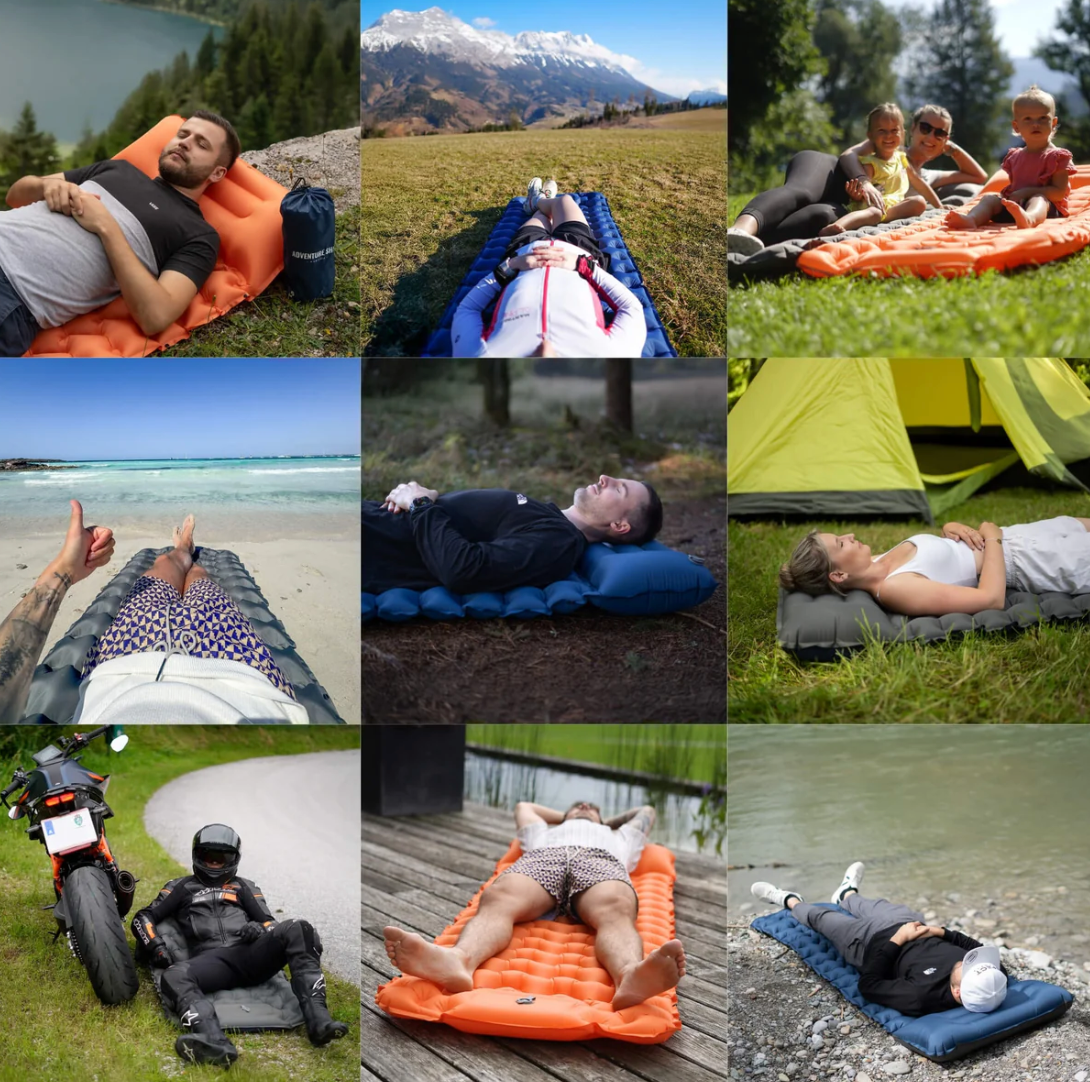 SleepNomad: Tu cama de playa inflable ☀️ – Colchoneta Premium para el verano