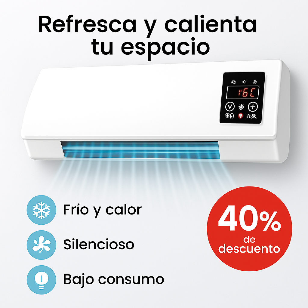 CoolZen: Mini Aire Acondicionado 2 en 1 que enfría y humidifica al instante