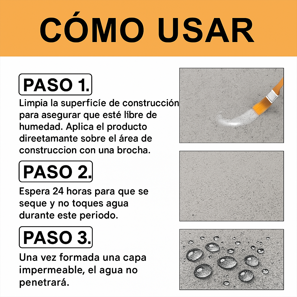 Sellador Impermeabilizante Invisible -¡ Repara filtraciones y grietas en minutos con Jaysuing