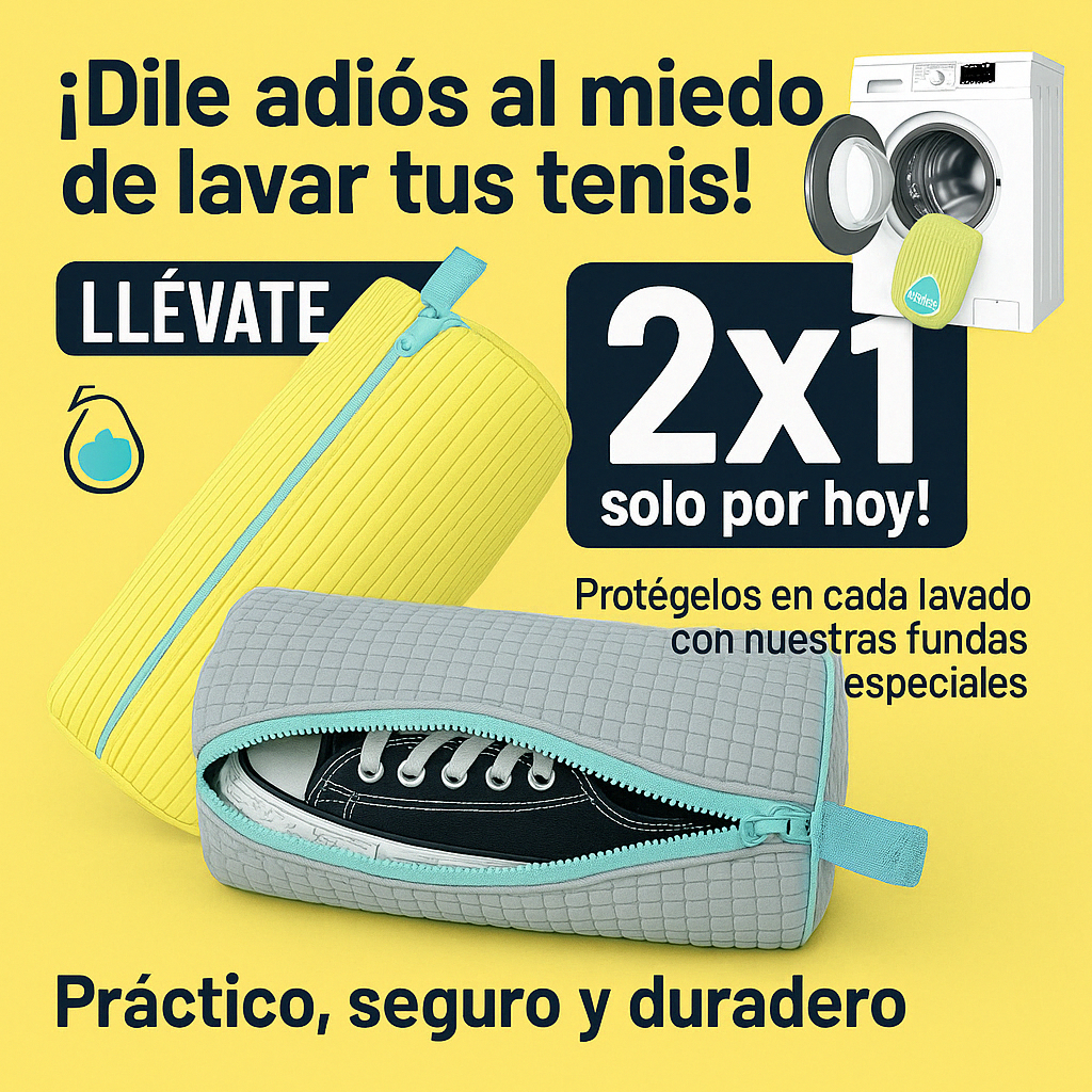 ShoeBag®: Lava tus tenis sin dañarlos, como si fueran nuevos