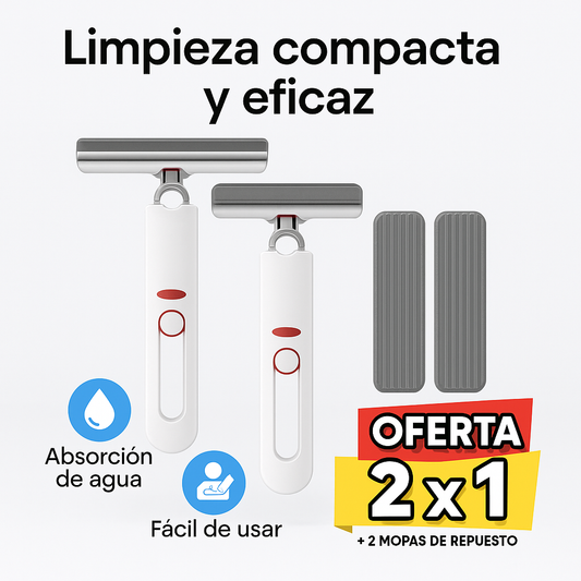 MiniMop® – Limpieza sin esfuerzo en cada rincón 🧼✨ (¡Promo 2x1!)