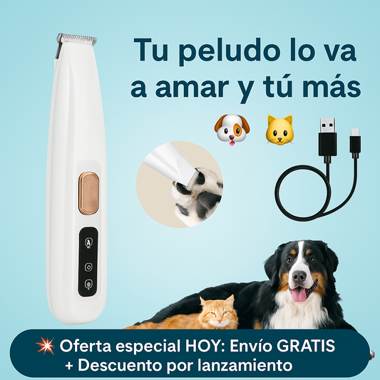 Afeitadora para mascotas PetTrim® - La manera más fácil y segura de cortar el pelo de tu mascota en casa