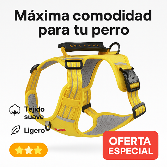 ¡El arnés antitirones que tu perro necesita para paseos seguros y sin estrés!