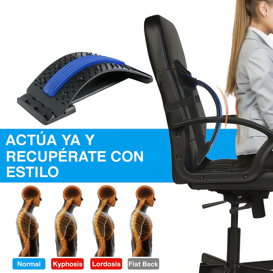 Alivio instantáneo para tu espalda: Soporte Lumbar Ergonómico y Ajustable