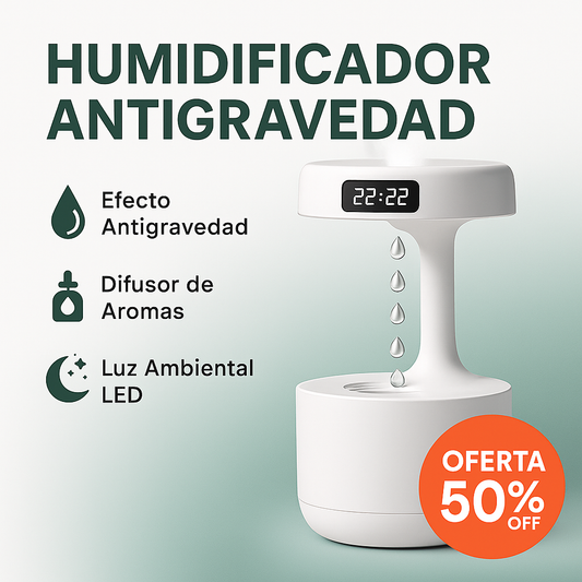Respira mejor y decora con estilo: Humidificador Antigravedad AquaVista