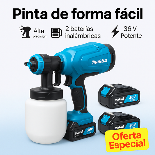 Maquina de Pintura Eléctrico Sin Cable – ¿Listo para pintar como un profesional?