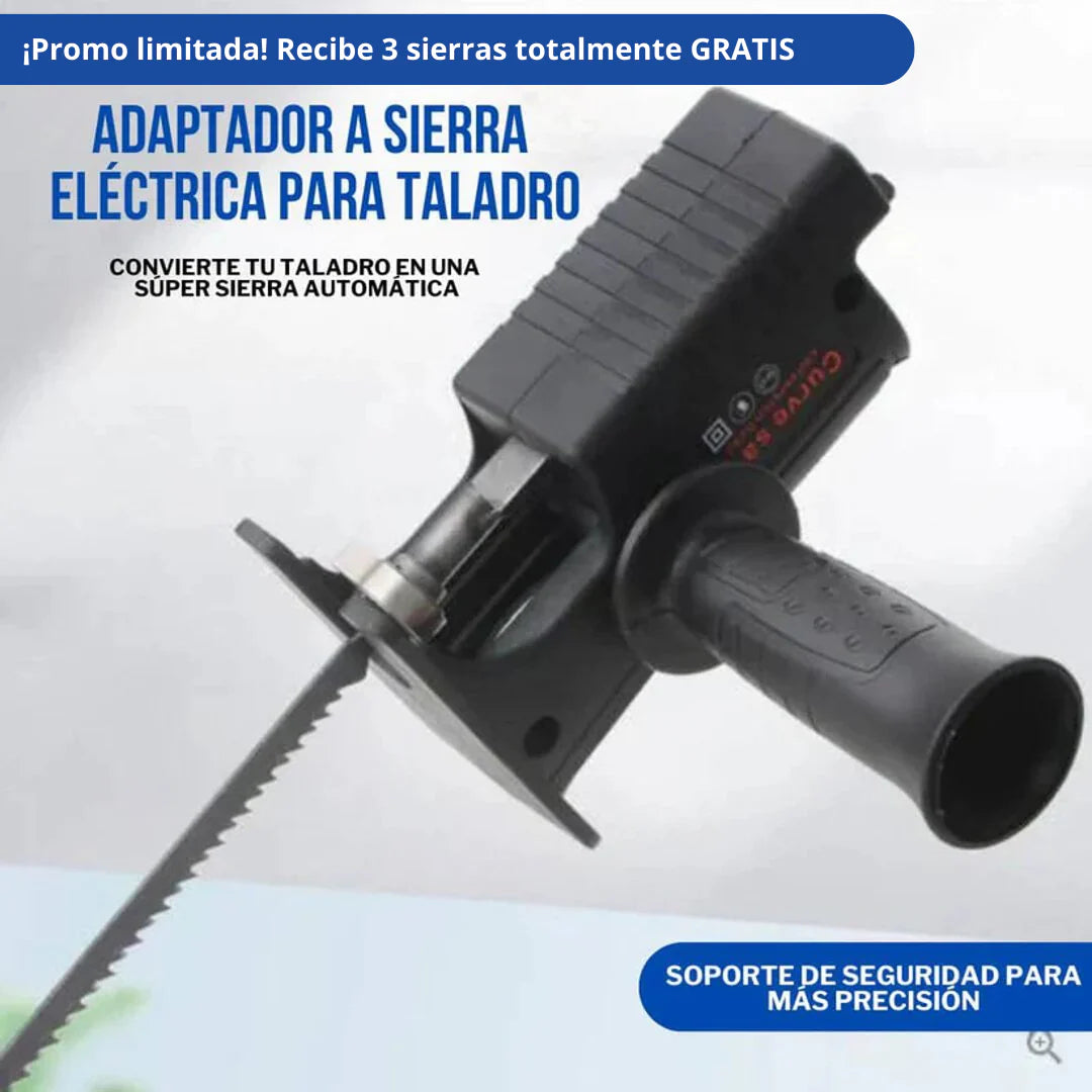 Drill Master®: ¡Transforma tu taladro en una sierra potente! - 3x sierras de regalo